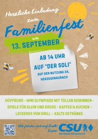 Familienfest am 13.09.25