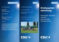 CSU-Jahreshauptversammlung 2018