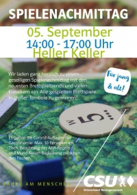Spielenachmittag 05.09.20
